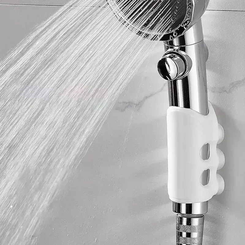 Support de pommeau de douche mobile en silicone avec ventouse, réglable, réutilisable et sans perçage, 1 pièce - Image 1