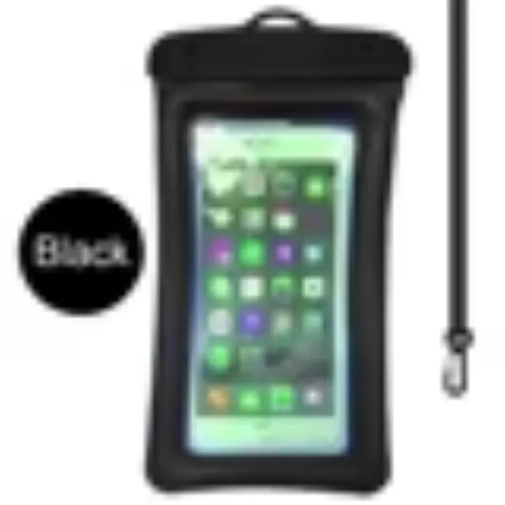 Pochette Étanche Transparente pour Téléphone en PVC, Compatible Écran Tactile, avec Fermeture Lumineuse, pour Natation, Plongée et Sources Chaudes 7