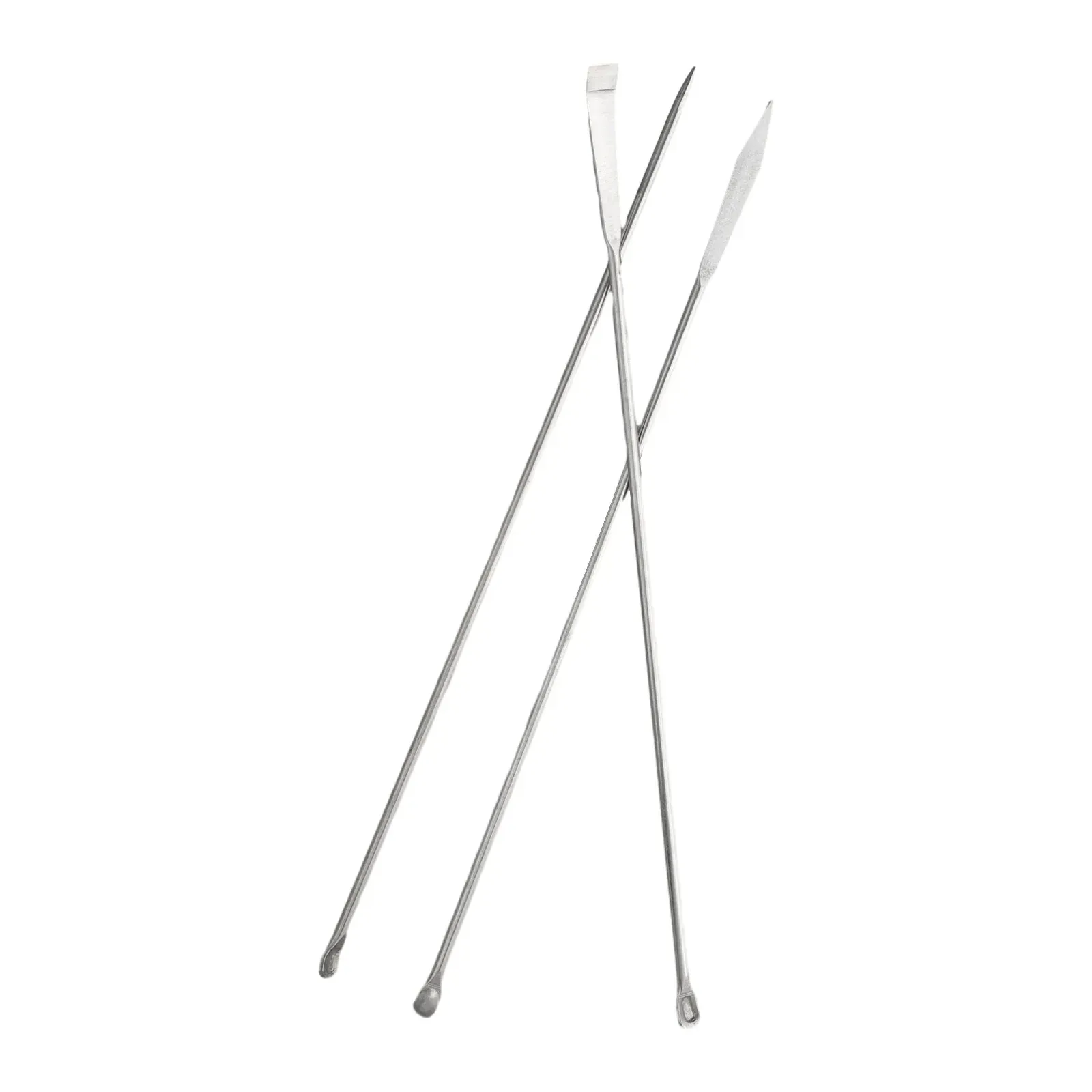 Spatule de laboratoire en acier inoxydable, lot de 3, cuillère de prélèvement pour la pesée de poudre, spatule de mélange 4