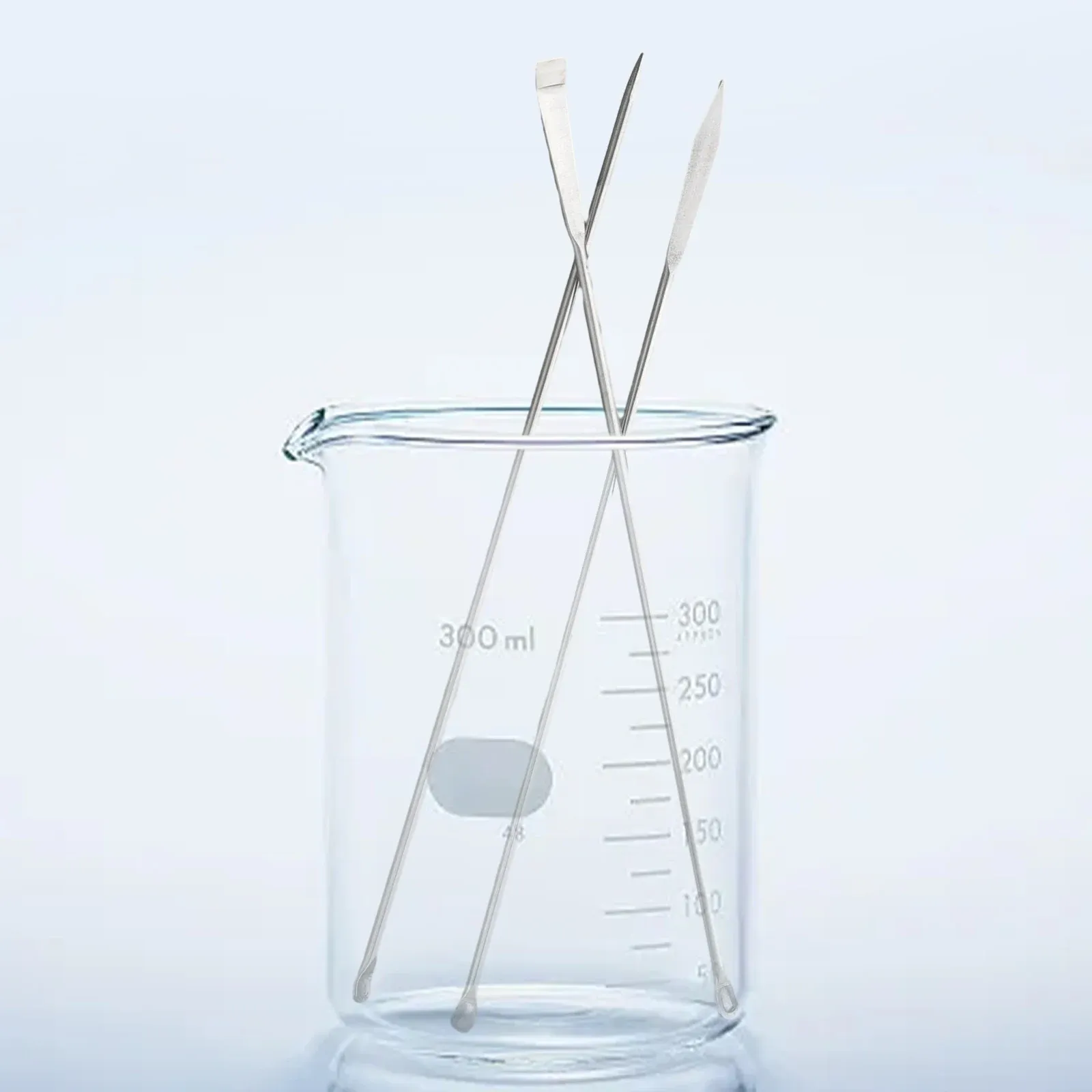 Spatule de laboratoire en acier inoxydable, lot de 3, cuillère de prélèvement pour la pesée de poudre, spatule de mélange 6