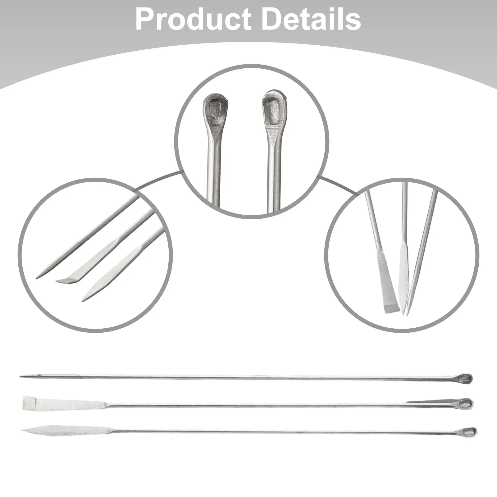 Ensemble de spatules à cuillère en acier inoxydable pour laboratoire