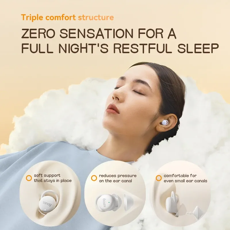 Sanag J20S Casque Bluetooth de Sommeil avec Réduction de Bruit 24 dB et Contrôle par Application 6