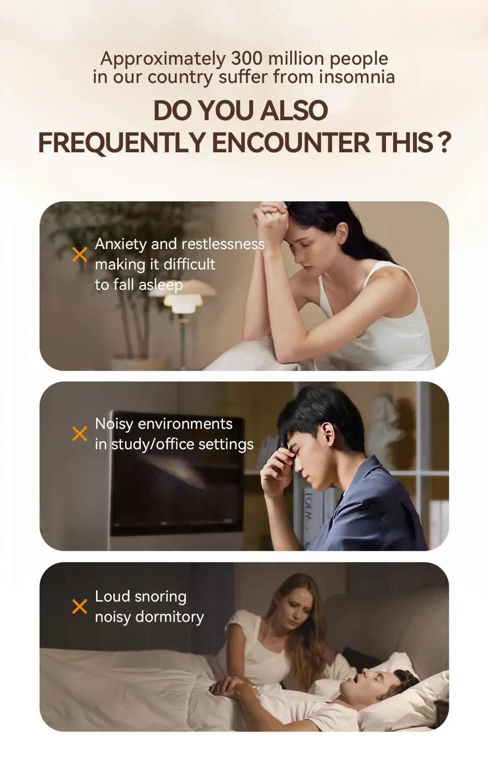 Confort des écouteurs de sommeil