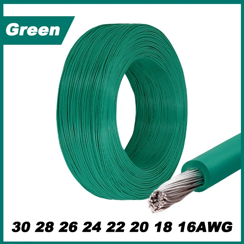 Fil électrique torsadé 1007, 12 couleurs, 5 m / 10 m, calibres 16 à 30 AWG, câble en cuivre étamé isolé PVC pour ligne LED 10