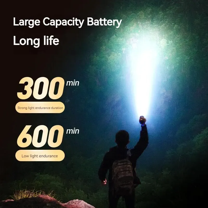 Lampe de poche LED rechargeable Philips 2025 - Format portable EDC pour autodéfense, camping et randonnée 5