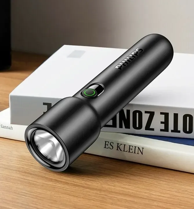 Lampe de poche LED rechargeable Philips 2025 - Format portable EDC pour autodéfense, camping et randonnée 7