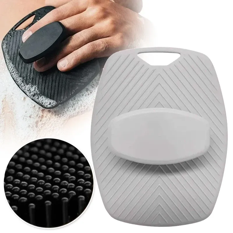 Brosse de douche exfoliante en silicone pour le corps, douce, convient à tous types de peaux 9