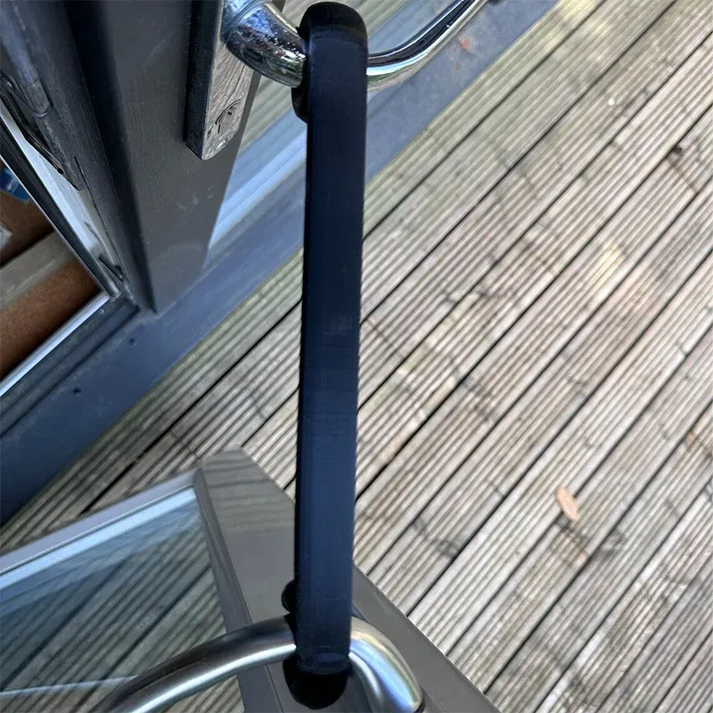 Stabilisateur de porte-fenêtre, crochet d'aération pour porte de balcon, butée anti-rayures, support de porte coulissante double, aération de porte de balcon 2