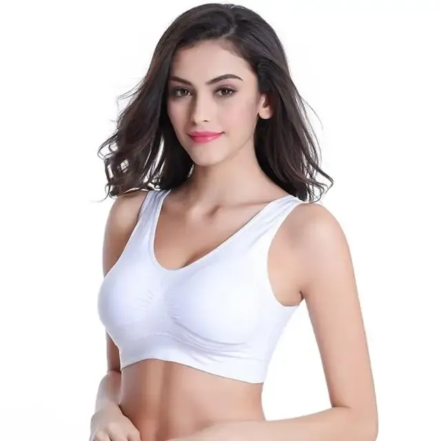 Soutien-gorge sans armatures grande taille, du S au 7XL, léger et confortable, brassière de sport réglable et sans coutures 7