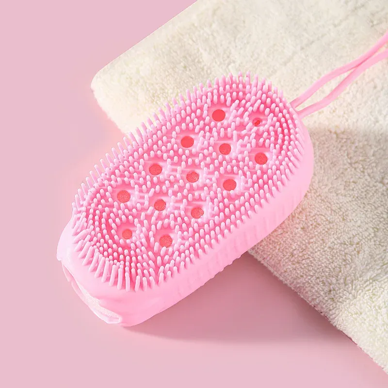 Brosse à bulles en silicone, finitions