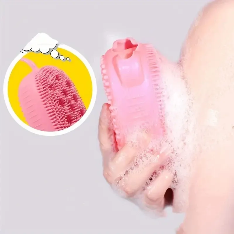 Détail de la brosse en silicone