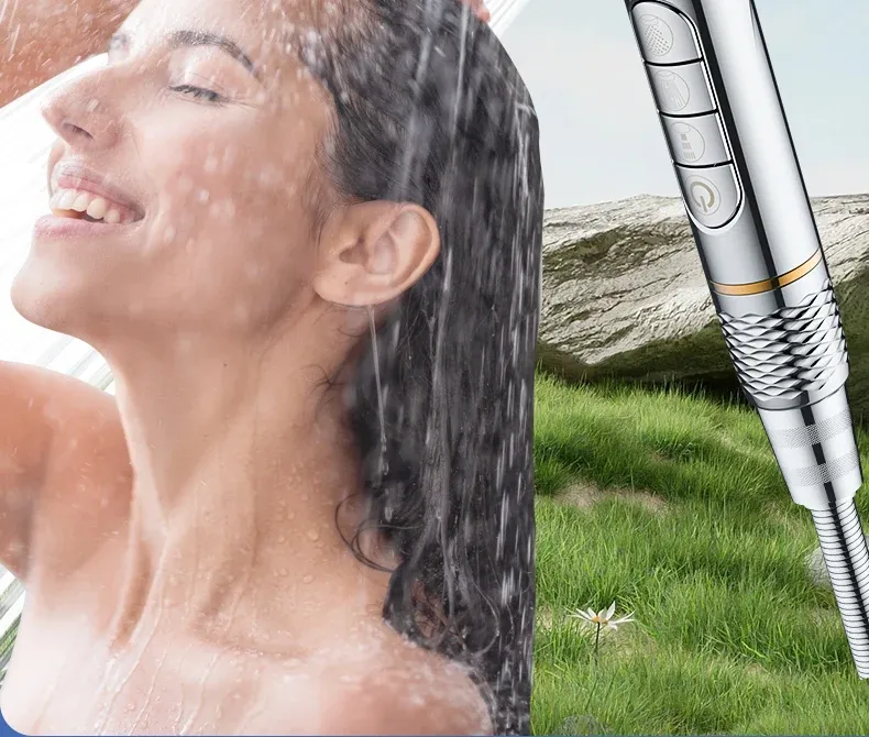 Jet d'eau en action