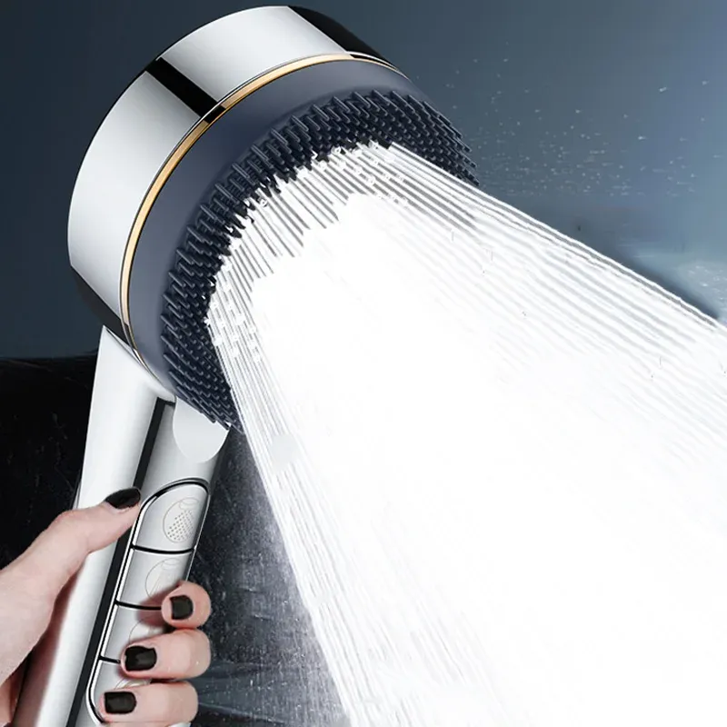Pommeau de douche filtré en situation