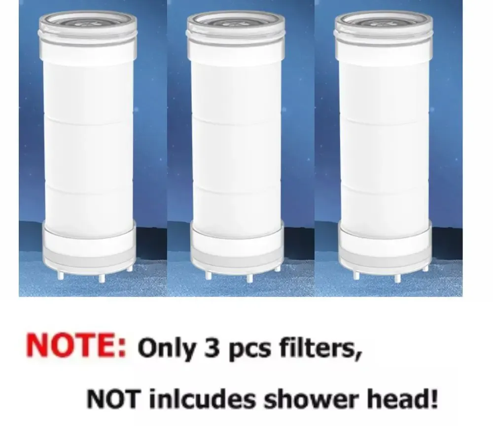 Pommeau de douche filtré haute pression à 4 réglages avec joint d'étanchéité 9