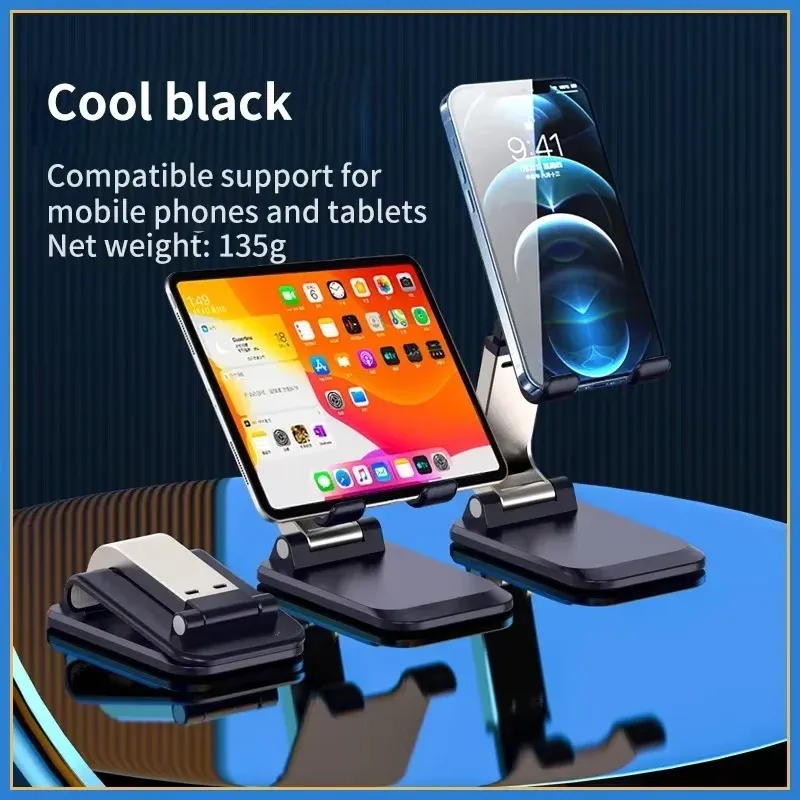 Support de téléphone pour bureau, compatible iPhone, iPad et Xiaomi, support de tablette réglable, support universel pour téléphone portable. 4
