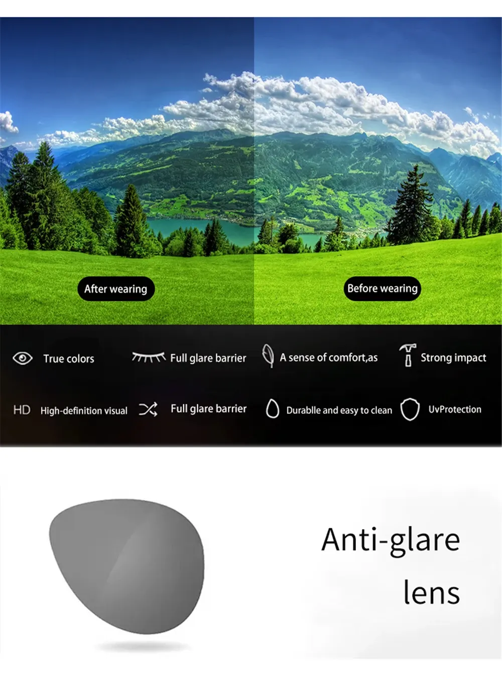 Lunettes de soleil polarisées pour hommes