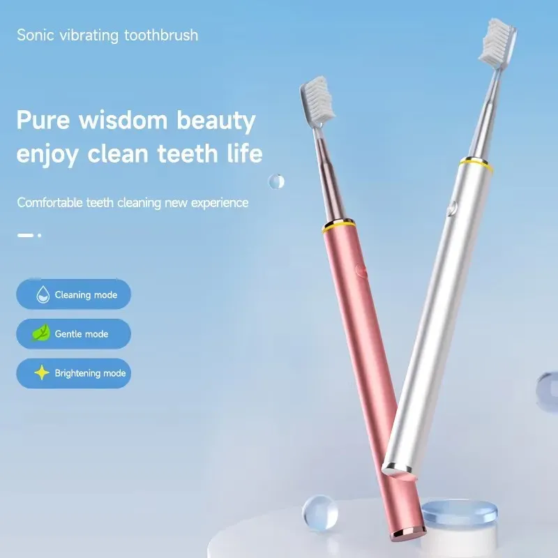 Brosse à dents électrique pour femme, tête fine, poils souples DuPont, collection Pure Beauty 2