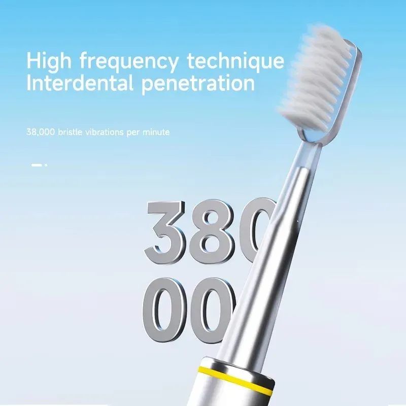 Brosse à dents électrique pour femme, tête fine, poils souples DuPont, collection Pure Beauty 6