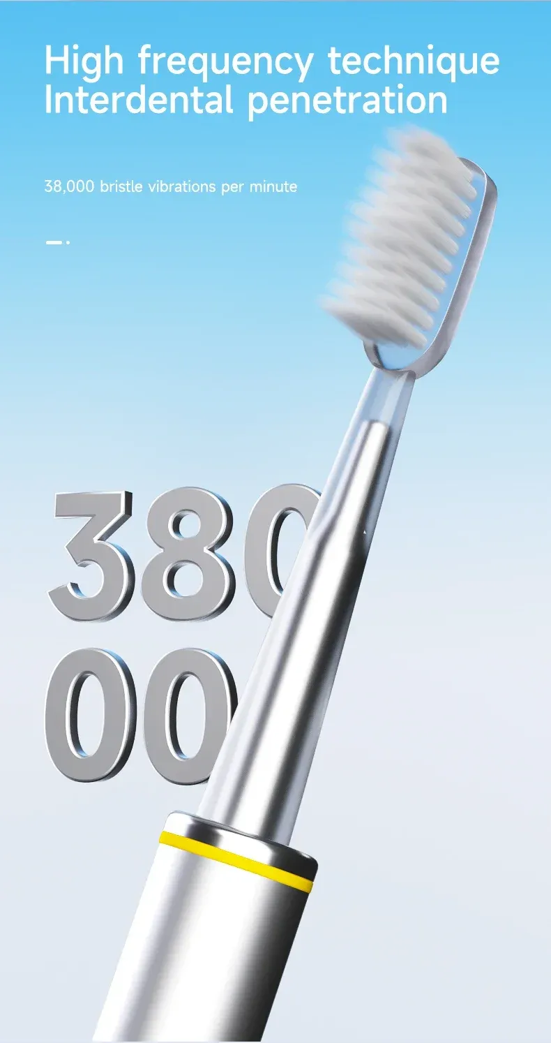 Brosse à dents électrique sonique, vue d'ensemble