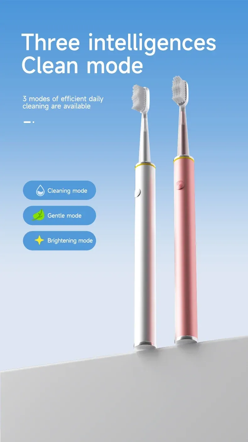Brosse à dents électrique sonique, finition