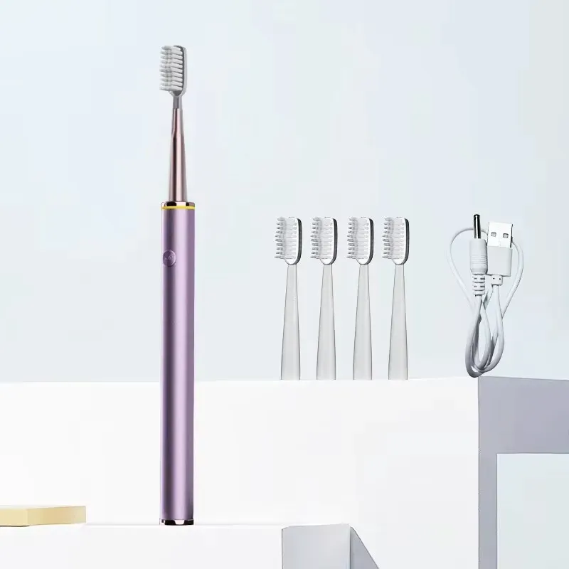 Brosse à dents électrique pour femme, tête fine, poils souples DuPont, collection Pure Beauty 7