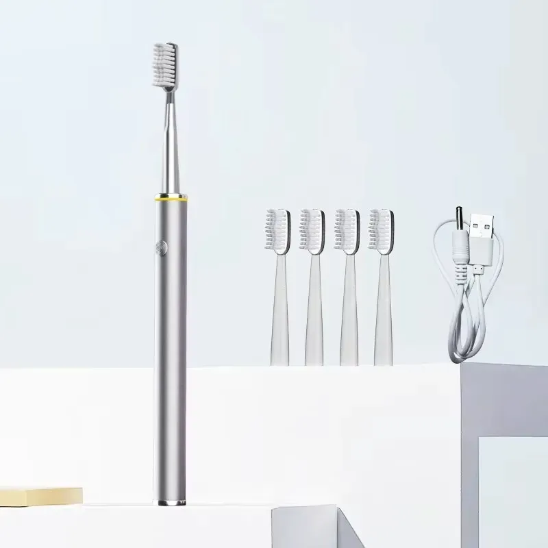 Brosse à dents électrique pour femme, tête fine, poils souples DuPont, collection Pure Beauty 8
