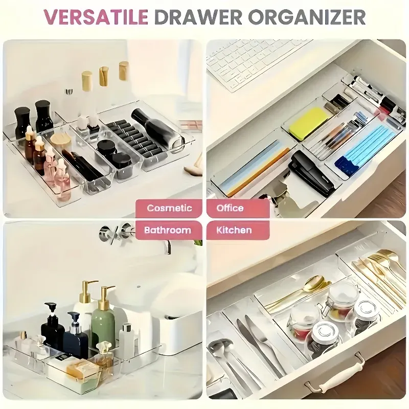 Organiseurs de tiroirs en acrylique, mise en situation