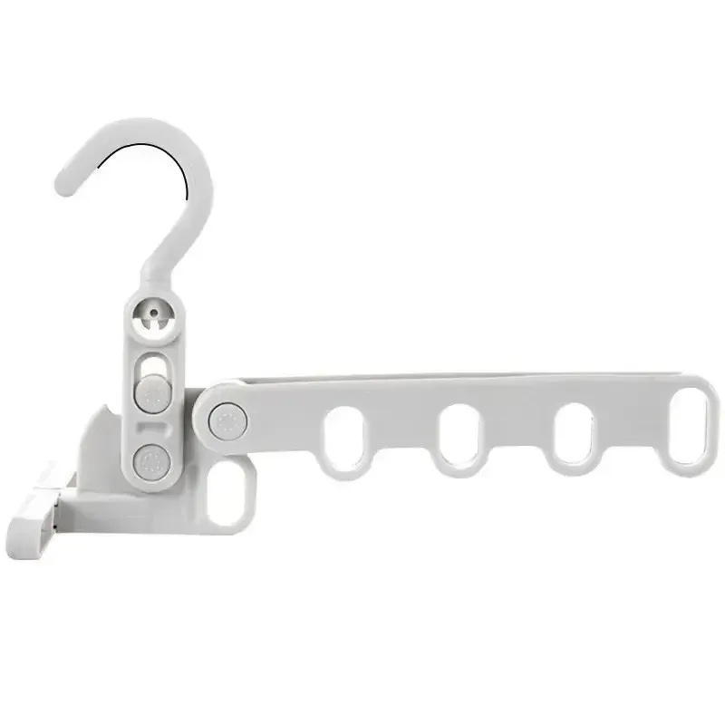 Cintre pliable portable à 5 trous, séchoir de voyage pour hôtel, camping et randonnée 6