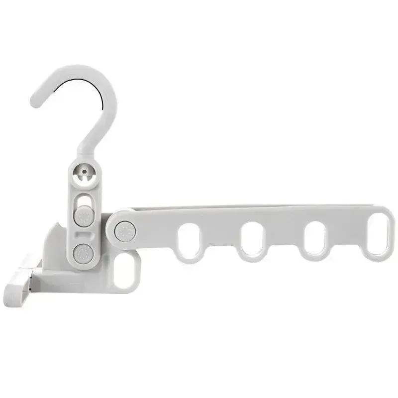 Cintre pliable portable à 5 trous, séchoir de voyage pour hôtel, camping et randonnée 7