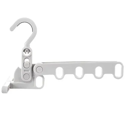 Cintre pliable portable à 5 trous, séchoir de voyage pour hôtel, camping et randonnée 8