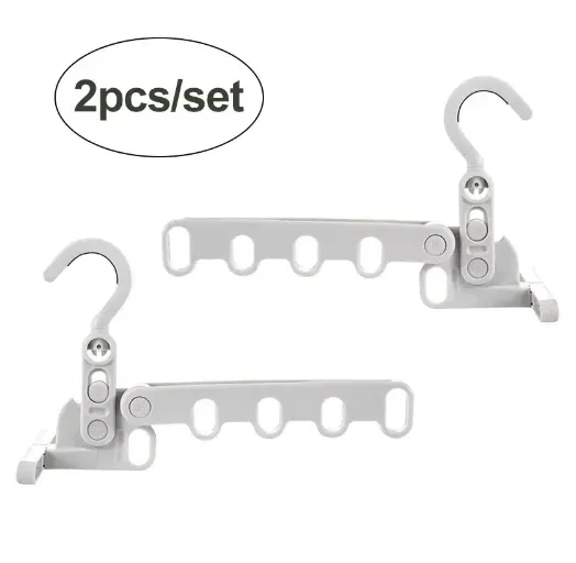 Cintre pliable portable à 5 trous, séchoir de voyage pour hôtel, camping et randonnée 9