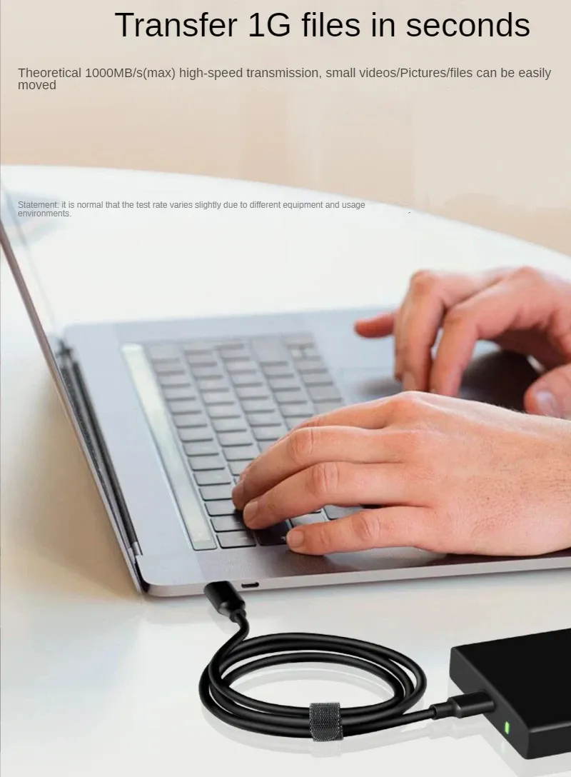 Détail du câble USB 3.2 USB C