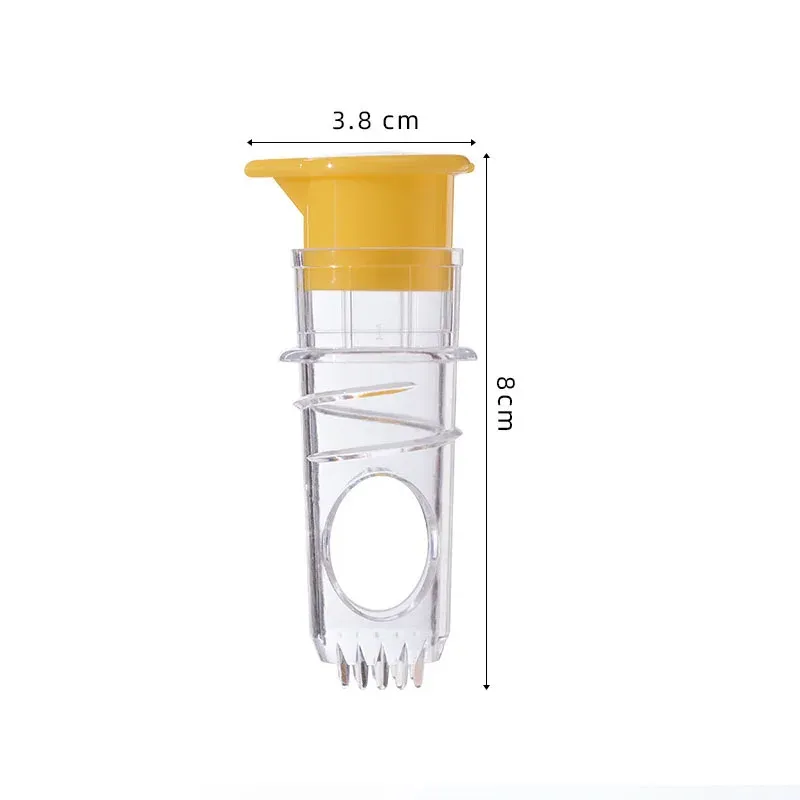 Presse-citron manuel portable en plastique, réutilisable et lavable, avec filtre intégré, pour la maison et les voyages 6