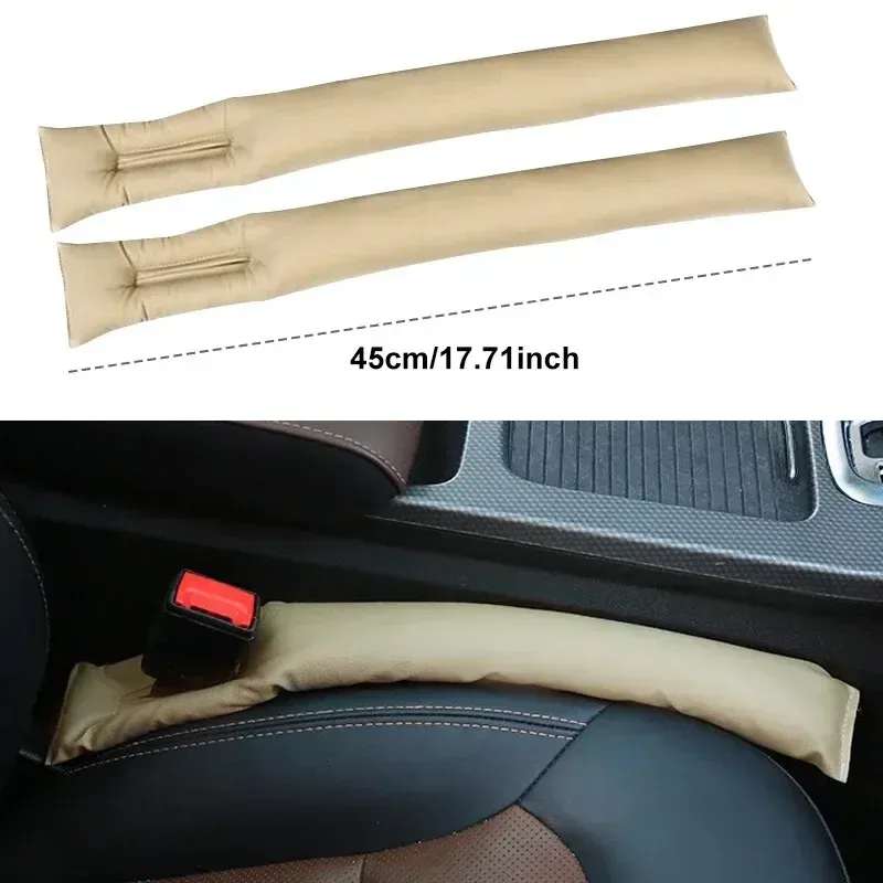 Comblant d'espace en cuir pour sièges auto, lot de 1, 2 ou 4 pièces 6