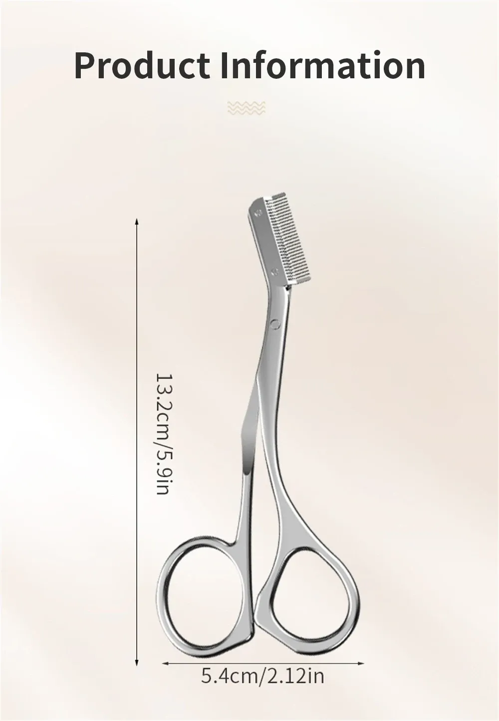 Tondeuse à sourcils professionnelle, finition détaillée