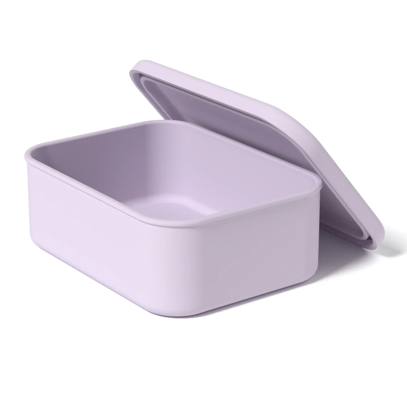 Boîte Bento rectangulaire en silicone avec couvercle, 300 ml / 700 ml 5