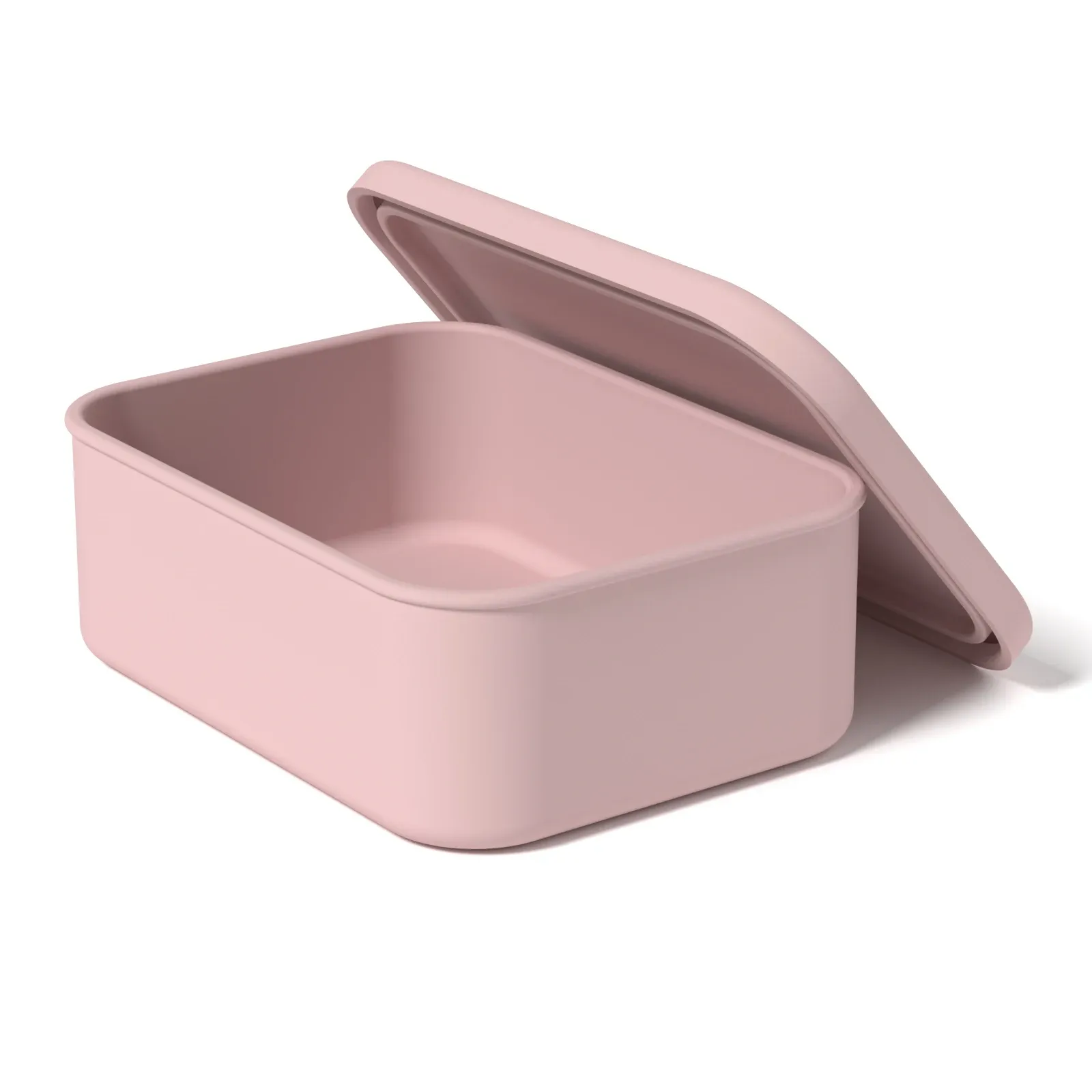 Boîte Bento rectangulaire en silicone avec couvercle, 300 ml / 700 ml 4
