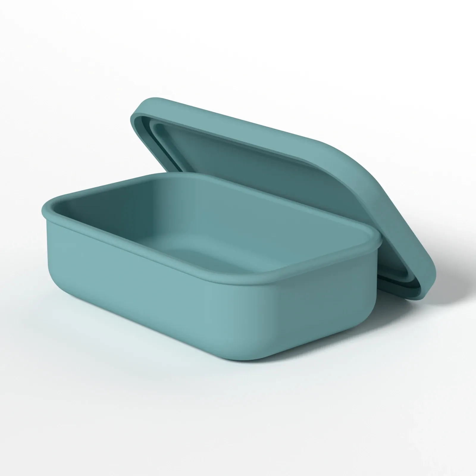 Boîte Bento rectangulaire en silicone avec couvercle, 300 ml / 700 ml 9