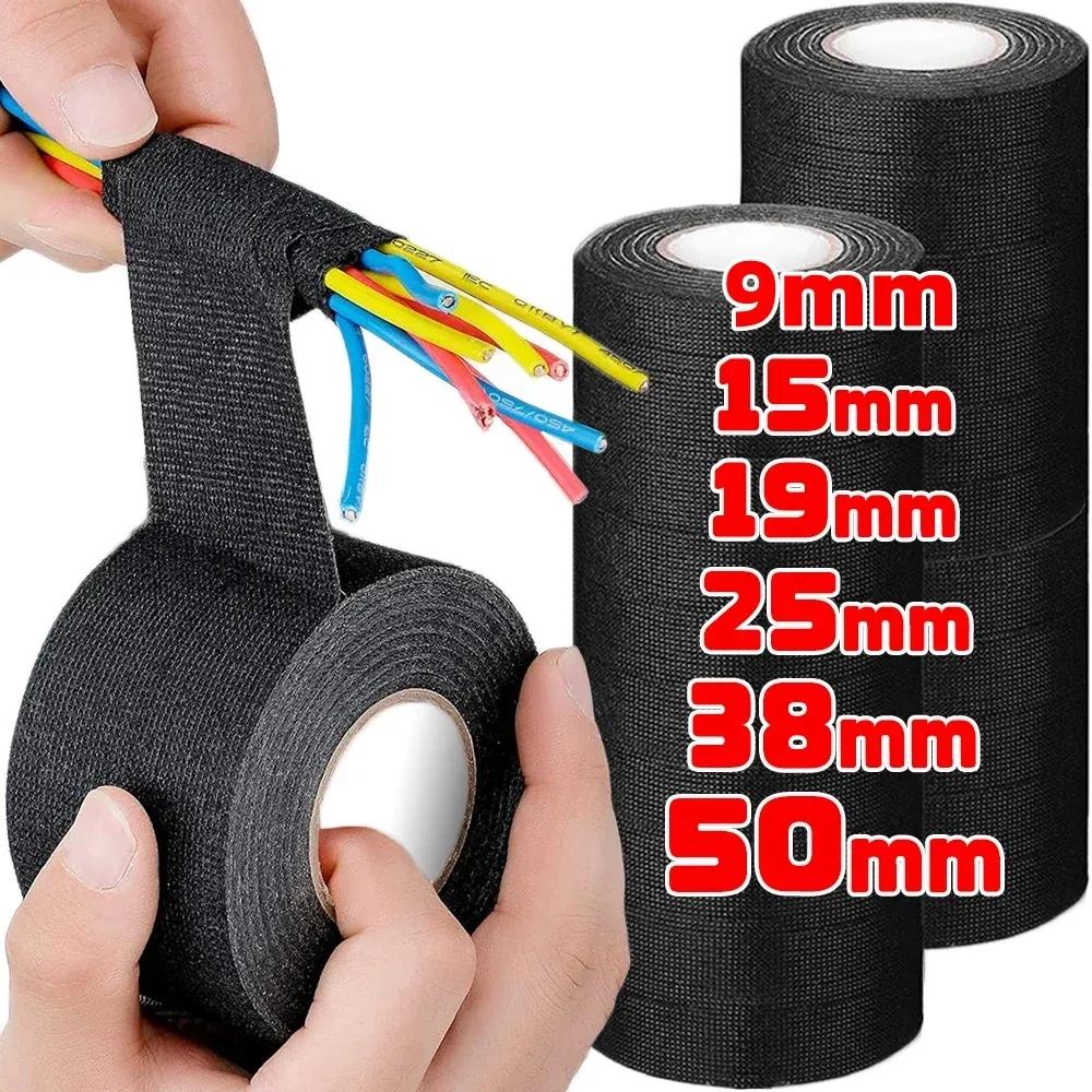 Ruban isolant étanche noir pour câblage électrique - Image 1