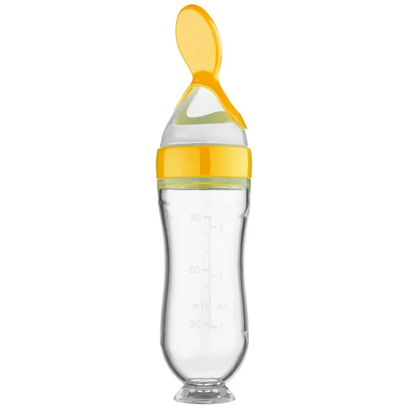 Cuillère à bébé en silicone pour nourrissons, cuillère à riz et céréales, vaisselle utile pour enfants 9