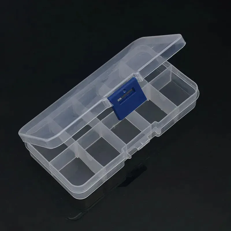 Boîte de rangement en plastique à 6 à 32 compartiments pour perles, bijoux et fournitures artisanales 4