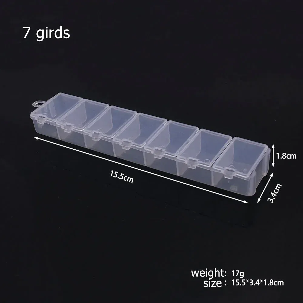 Boîte de rangement en plastique à 6 à 32 compartiments pour perles, bijoux et fournitures artisanales 8