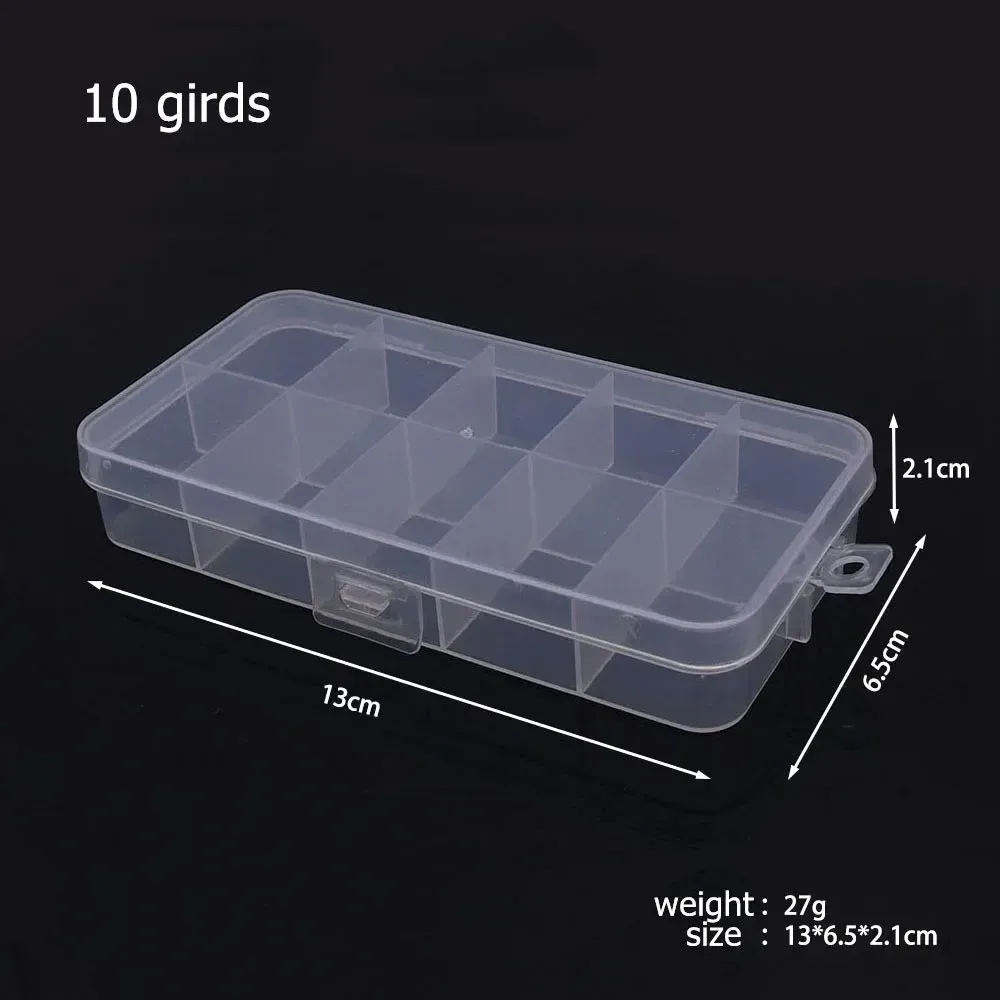 Boîte de rangement en plastique à 6 à 32 compartiments pour perles, bijoux et fournitures artisanales 9