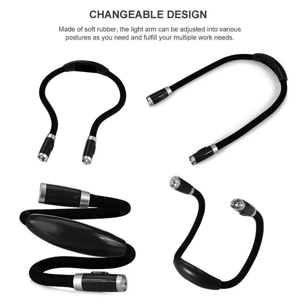 Lampe LED col de cygne en utilisation