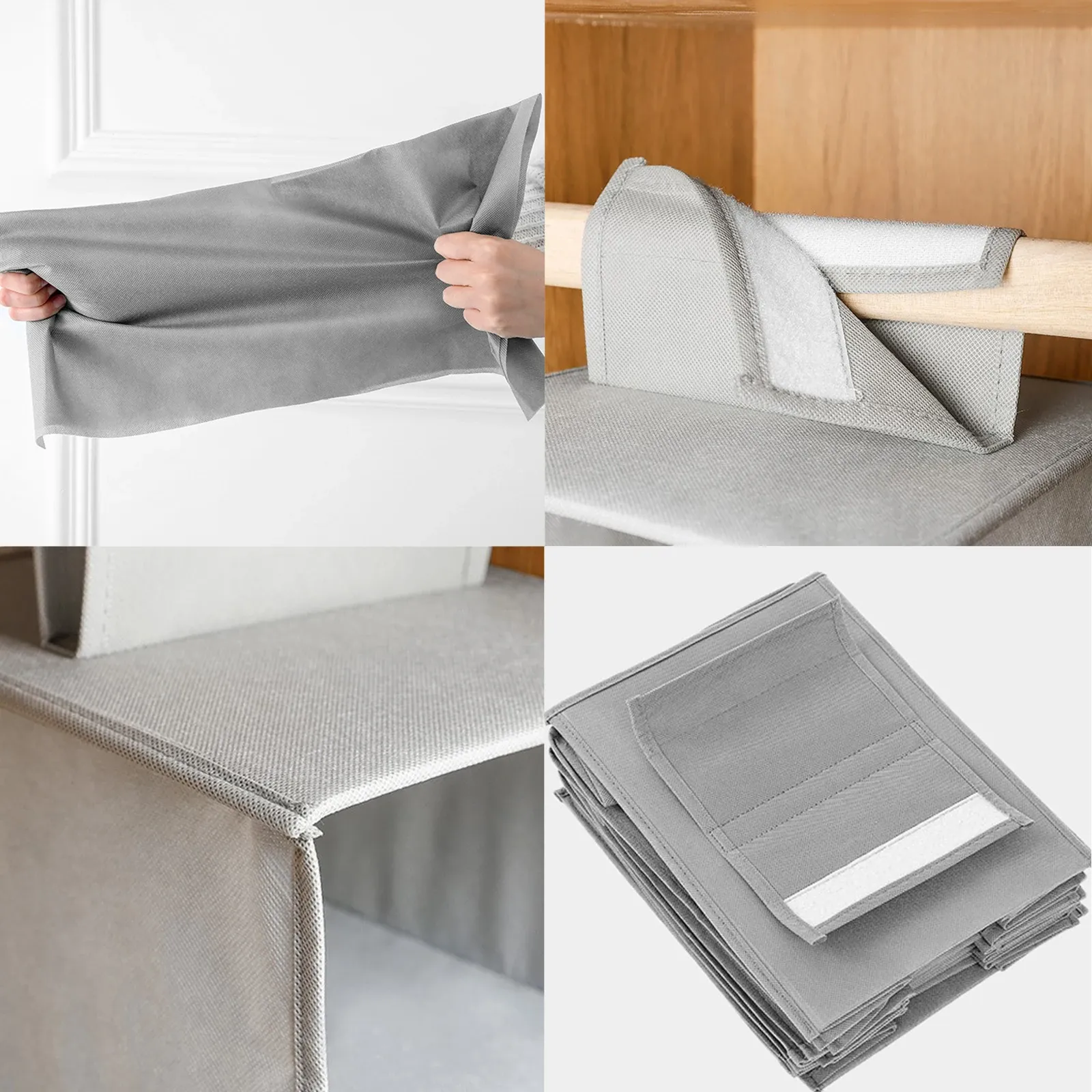 Organisateur de chaussures plié pour un rangement compact