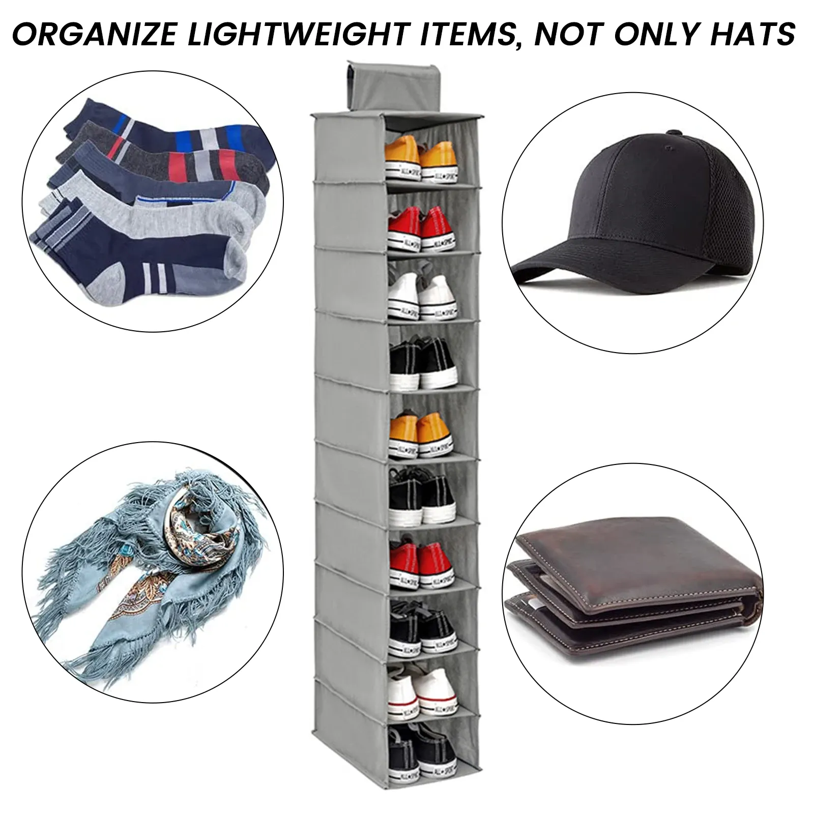 Organisateur de chaussures dans un placard