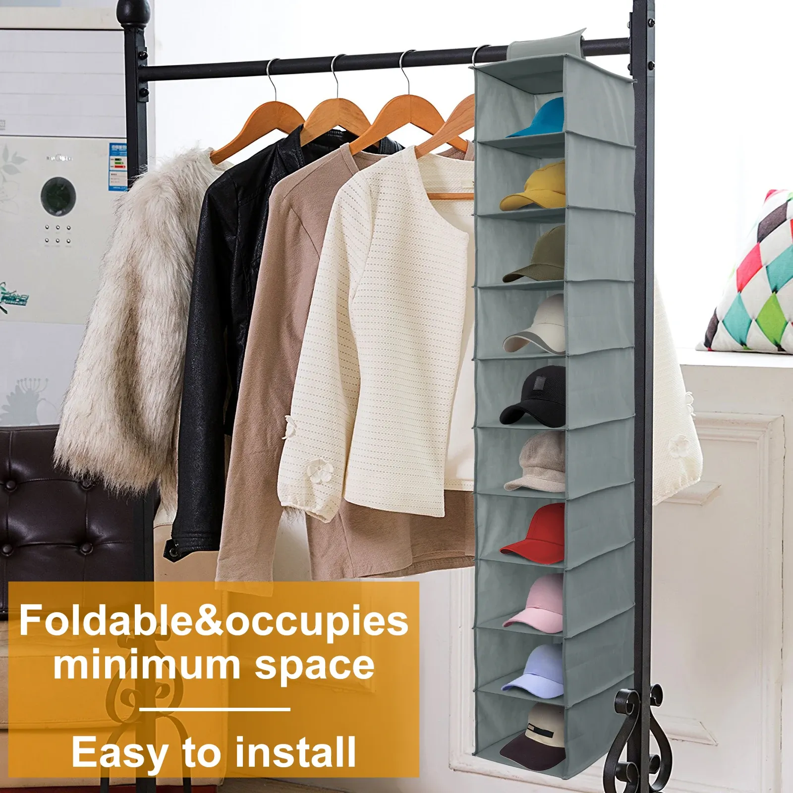 Organisateur de chaussures, utilisation au quotidien