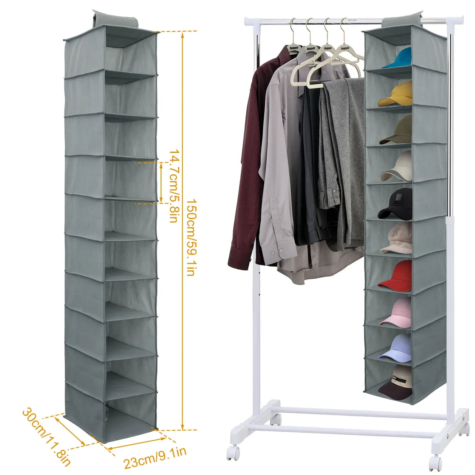 Organisateur de chaussures en contexte d'utilisation