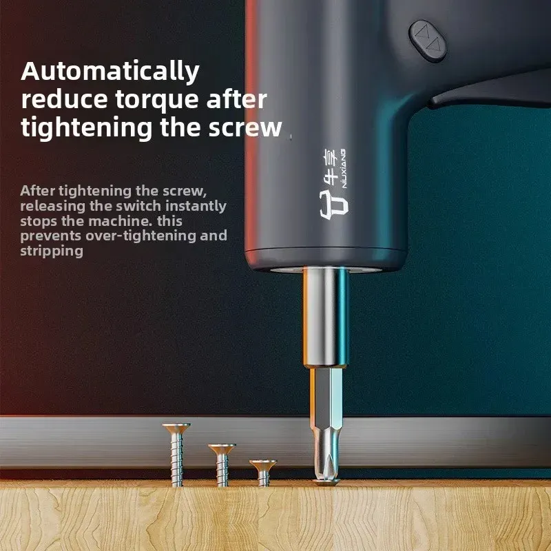 Tournevis électrique rechargeable sans fil compact à couple réglable 2