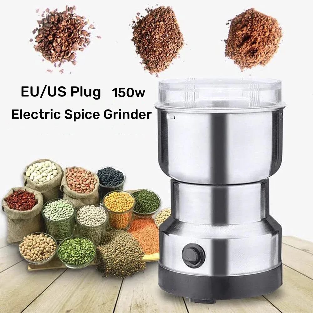 Moulin électrique multifonction à 4 lames pour la cuisine, broyeur à café domestique pour noix et légumineuses 4
